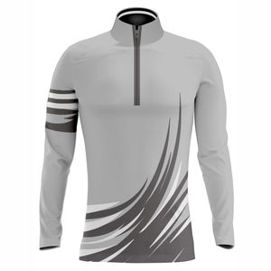 Veste Coach Homme 1/4 Zip Col Montant Patchwork Légère en Polyester Coupe-Vent Décontractée pour Sport, Entraînement et Streetwear - Product Image 1