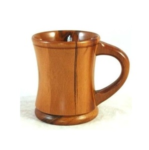 Taza de Madera Rústica Hecha a Mano, Taza de Café de Madera Maciza con Acabado Natural, Ecológica, Ideal para Regalo - Product Image 1