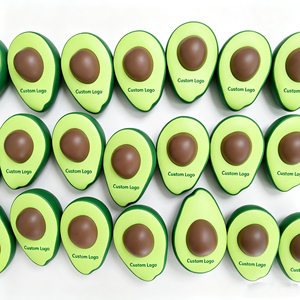 Jouet Squishy Avocat Personnalisé avec Logo, Balle Anti-Stress en Mousse à Remontée Lente, Jouet Sensoriel Doux à Presser, Cadeau pour Enfants et Adultes - Product Image 6