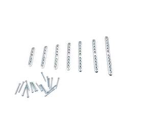2.4mm LCP Plates <b>set</b> of 7 pcs with 50 LCP screws veterinary instrument - Product Image 1