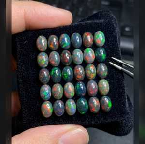 พลอยโอปอลสีดำธรรมชาติจากเอธิโอเปีย หลายสี หลายเฉดสี สำหรับทำเครื่องประดับ - Product Image 5
