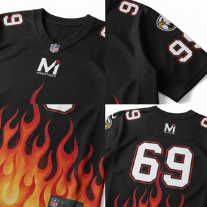 Ballon de football américain officiel de haute qualité pour les matchs des lycées, avec texture en cuir, poids officiel, logo d'équipe personnalisé, vente en gros - Product Image 4