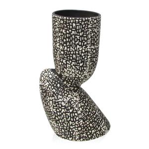 Florero Decorativo de Metal Premium para Exhibición en Mesa, Adorno Interior Contemporáneo para Hogares y Eventos - Product Image 6