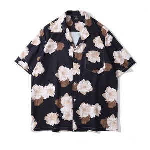 <b>Beach</b> Print Hawaiian <b>Shirt</b> <b>Men's</b> Loose Casual Vacation Style Short Sleeved <b>Shirt</b> - Product Image 1