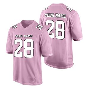 เสื้อฟุตบอลอเมริกันวินเทจ ผ้าโพลีเอสเตอร์ยืดหยุ่น รับตัวอย่างสั่งทำพิเศษ ซับเหงื่อได้ดี ปักแบบเรียบ คุณภาพพรีเมียม - Product Image 4