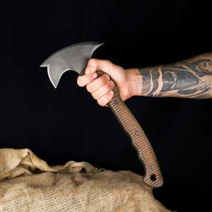 <b>Axe</b> Carbon Steel Head Wood <b>Handle</b> Survival Hatchet Tool - Product Image 1