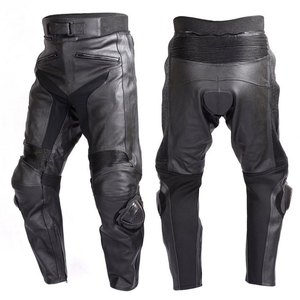 Pantalones de cuero para motocicleta de nuevo estilo personalizables para hombre y mujer, pantalones de carreras de cuero con cadenas, pantalones de cuero de vaca para niños - Product Image 6