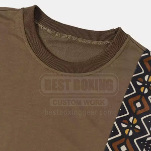 เสื้อสเวตเชิ้ตขายส่ง ผ้าฝ้ายผสมคุณภาพสูง ผลิตตามสั่ง ผ้าฝ้ายผสมโพลีเอสเตอร์ เสื้อสเวตเชิ้ตผู้ชายแบบสวมหัว - Product Image 5
