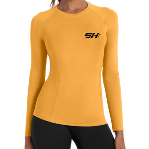 Camiseta Deportiva de Compresión de Manga Larga para Mujer a Bajo Precio, Diseñada con Tela Elástica Premium y Tecnología de Absorción de Sudor - Product Image 4