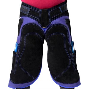 Protège-jambes de fermeur en cuir véritable de qualité supérieure, réglables, pour le sablage des sabots, équipement de sécurité professionnel pour fermeurs - Product Image 1