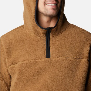 Sudadera con Capucha Sherpa para Hombre, Elegante, Ultra Suave, Forrada de Felpa, con Cierre, Diseño Urbano para Clima Frío y Uso al Aire Libre, Protección Solar - Product Image 4