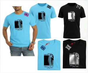 Nouveaux T-shirts Hip-hop Oversize pour Hommes de Haute Qualité, Très Vendus, en Spandex/Coton Respirant, Personnalisables, Manches Courtes, BD - Product Image 2