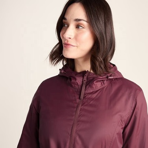 <b>Women's</b> <b>Packable</b> Rain <b>Jacket</b> Hooded Windproof Coat Zip Up Outdoor Travel <b>Jacket</b> <b>Waterproof</b> <b>Womens</b> Rain <b>Jacket</b> - Product Image 5