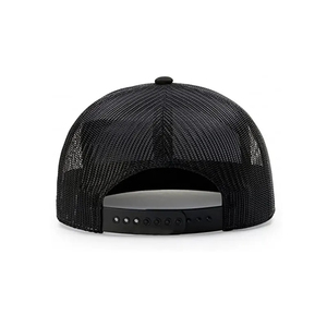 Wholesale 5-Panel Mesh <b>Baseball</b> Hat Custom Logo Hip Hop Embroidered Print Foam <b>Cap</b> Velvet Polyester Material <b>Plain</b> Trucker Hat - Product Image 5