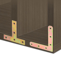 Équerres d'angle en métal en forme de T et de L et supports d'angle pour connecteurs de meubles