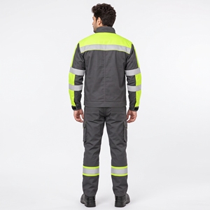 Uniforme de Seguridad Personalizado, Conjunto de Ropa de Trabajo Reflectante, Tela de Poliéster Resistente, Diseño de Alta Visibilidad, Ajuste Cómodo, OEM Industrial - Product Image 2