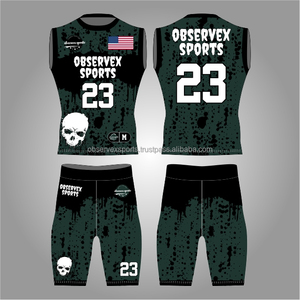 7v7 Uniform <b>Compression</b> Fit 7on7 Custom Made High Quality Flag Football Uniforms Breathable Sublimated Printed Jerseys - Product Image 1