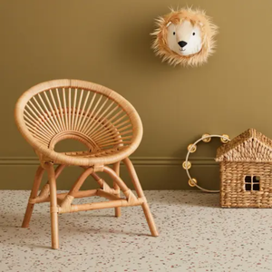 Chaise d'enfant en rotin faite à la main, écologique, chaise d'appoint en rotin pour chambre à coucher, prix de gros, faible MOQ, en provenance du Vietnam - Product Image 4