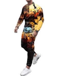 Trajes de chándal únicos 2025 para hombre, jerséis de alta calidad con estampado 3D, chándales informales con diseño de logotipo personalizado y Color para hombre - Product Image 1