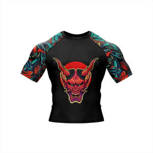 Top Selling Best Product Rash Guard In <b>Long</b> <b>Sleeve</b> Latest Design Mma Wear Solid Color Rash Guard - Product Image 5