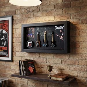 Marco de Música Rectangular Black Sabbath de 7.8 x 13.8 Pulgadas con Guitarra y Caja de Sombra de Vidrio para Regalos Musicales - Product Image 5