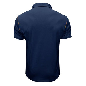 Camisa Unisex al por Mayor con Patrón Sólido, Cuello Vuelto, Manga Corta, Ropa de Trabajo, Logotipo Bordado, Estampado, Tejida, para Golf - Product Image 4