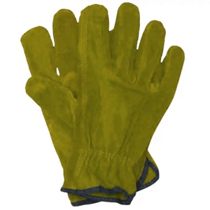 Wholesale Heavy Duty Safety <b>Gloves</b> Goat Grain Leather 11 oz Thick Anti-static Driving Work Industrial Hand Protection Gardening - Product Image 2