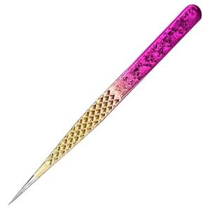 Pinzas de Precisión para Pestañas de Acero Inoxidable Grandes, Virales 2026, de Alta Calidad, para Extensión de Pestañas Postizas, con Logotipo Personalizado y Opciones Multicolor - Product Image 5