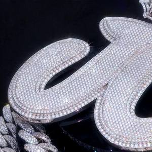 จี้เพชร JC ดีไซน์สั่งทำพิเศษ ผ่านการทดสอบเพชร ตัวเรือนเงินแท้ 925 ชุบทองคำขาว ประดับด้วยโมอิสซาไนต์ - Product Image 4