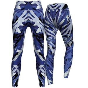 Custom Logo Breathable Anti-Bacterial High Waist Yoga <b>Leggings</b> for Women-Spandex/<b>Polyester</b> Gym Wear - Product Image 5