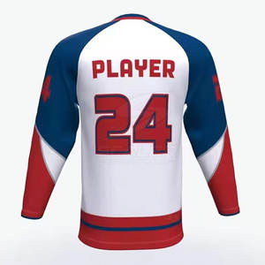 Maillot de hockey sur glace pour équipe professionnelle, en tissu léger et doux, pour l'entraînement en club et les tenues de compétition. - Product Image 5