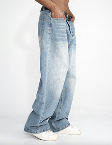 Pantalones vaqueros negros para hombre, corte ajustado, informales, formales, elásticos, cómodos, elegantes, de color oscuro, para uso diario, a la moda. - Product Image 3