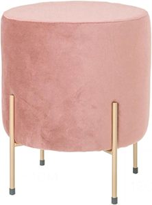 Modern Nordic Velvet Fabric Tall Ottoman <b>Stool</b> Classic European Style Multi Functional Durable Footstool - Product Image 5