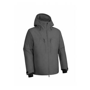 Vestes de ski pour hommes imprimées OEM, à capuche, coupe-vent, respirantes, imperméables 10 000 mm, grande taille, isolation synthétique 220 g, fermeture éclair - Product Image 1