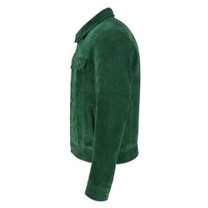 Men's Burgundy <b>Suede</b> Bomber Men <b>Jacket</b> Turn Down Collar Casual Autumn Winter Outerwear Regular Fit Premium Style - Product Image 2