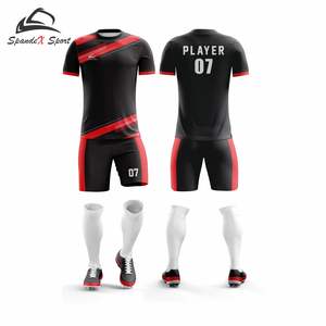 Uniformes de Portero de Fútbol Personalizados, 100% Poliéster, Impresión Digital, Transpirables, de Secado Rápido, Manga Corta, Ajustados, Servicio OEM - Product Image 1