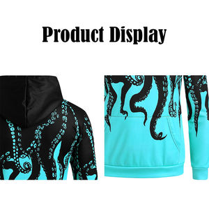 Sudadera con Capucha de Forro Polar Sublimado con Logotipo Personalizado Unisex, Estilo Urbano de Invierno, Ligera, Fabricada por OEM - Product Image 3