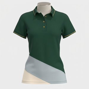 Polo Personalizado con Logotipo y Diseño para Mujer, Transpirable, al por Mayor, Último Estilo, Secado Rápido, Manga Corta, Calidad Superior - Product Image 3