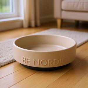 Gamelle en céramique Be Nordic 0,5 L taupe pour animaux de compagnie - Product Image 3