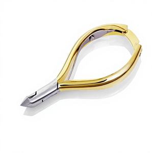 Cortador de uñas para cutículas más vendido, mandíbula completa, forma de mango dorado, fácil pedicura, dedos de los pies encarnados, herramienta para el cuidado de las uñas, acero - Product Image 4