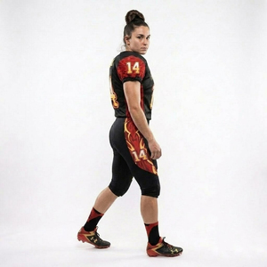 Uniformes de football américain personnalisés avec logo, pantalons de football américain professionnels, maillots à manches courtes pour jeunes, hauts de jersey américains - Product Image 3