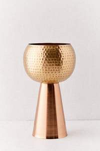 Macetero alto de estilo único con soporte de hierro forjado para añadir elegancia a espacios interiores como pasillos o vestíbulos - Product Image 5