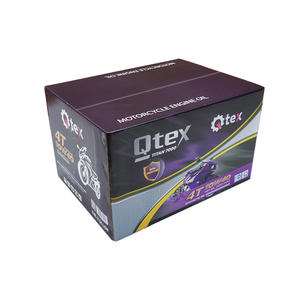 Caja de Embalaje de Aceite de Motor Corrugada Resistente con Asa - Caja de Cartón Impresa Personalizada para Transporte y Almacenamiento de Aceite de Motor - Product Image 1