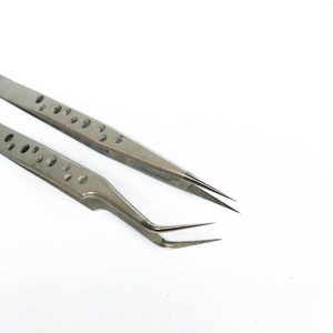 Pince à épiler professionnelle en acier inoxydable anti-acide de qualité supérieure, personnalisable, pour cils, vente en gros, produit de beauté très demandé - Product Image 2