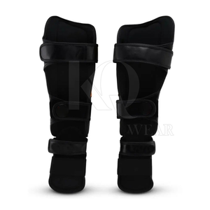 Smart Shin <b>Pads</b> Leather Lightweight Durable Professional Protection Adjustable for Football Training Sports <b>Practice</b> Matches - Product Image 4