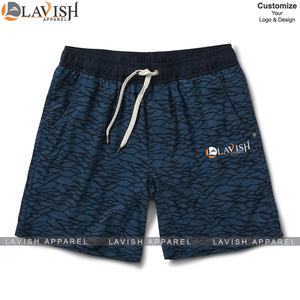 Short de plage décontracté et écologique à taille haute avec cordon de serrage pour hommes séchage rapide 100% polyester sport basket-ball entraînement classique - Product Image 6