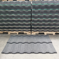 Hochwertige 0,5mm Steinbeschichtete Metalldachziegel Aluminium-Zink Außendachplatten für Ghana Tansania Villa Haus