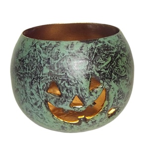 GOOD DESIGN Metal Designer Handmade Round <b>Tea</b> <b>Light</b> Holder for Garden and Home Decor Christmas Lighting Perforated Votive - Product Image 1