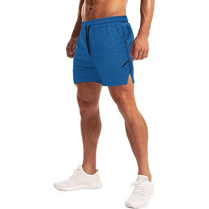 Shorts de sport flexibles pour hommes, entraînement en salle de sport, séchage rapide, respirant, léger, extensible, athlétique - Product Image 5