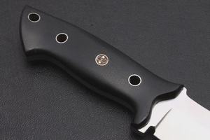 Cuchillo de Camping con Hoja de Acero Inoxidable y Mango de Resina con Funda de Cuero, Herramienta de Supervivencia para Exteriores - Product Image 2